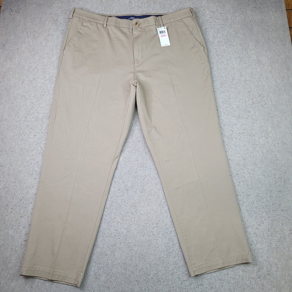 IZOD Advantage Golf Sportflex Max Pants Mens 40x30 Straight Fit‎ Flat Front NEW